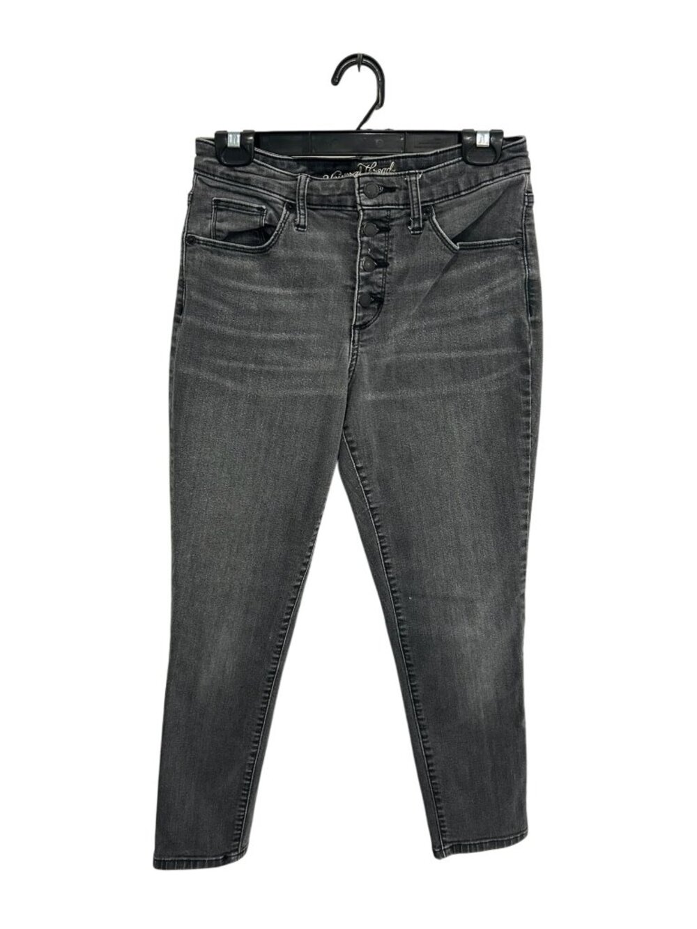 Universal Thread 8/29R High-Rise Skinny Jeans Gray Minimalist Neutral Aesthetic
